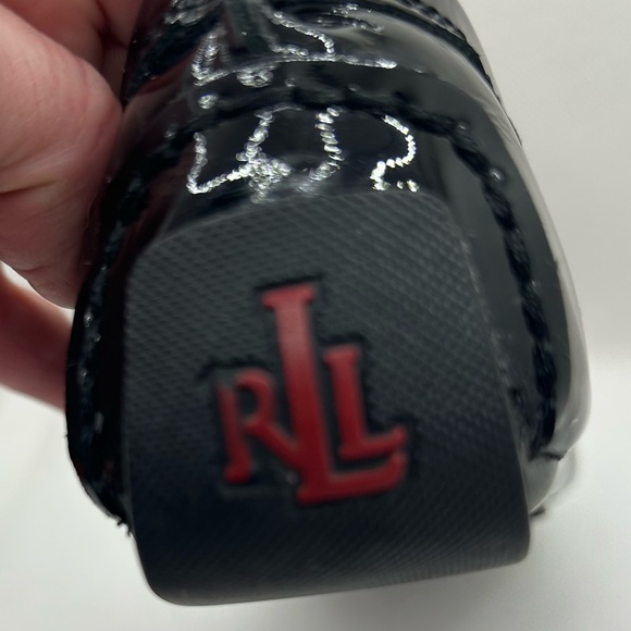 Lauren Ralph Lauren Carley Slip-on Loafers Driving Style Black Patent Leather. - Picture 8 of 12